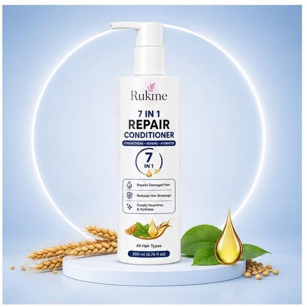 Rukme 7 in 1 Repair Hair Conditioner for Women & Men 200ml