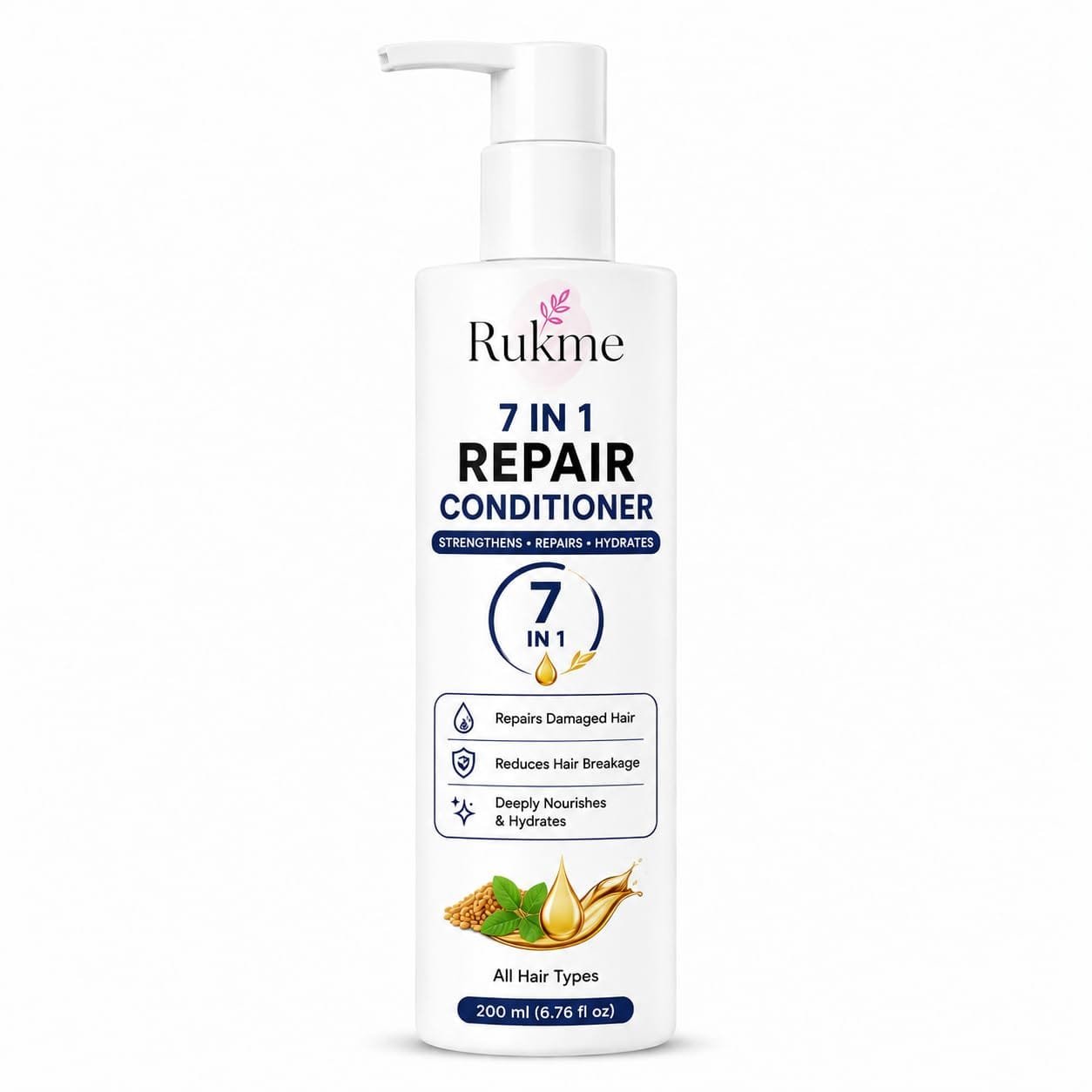 Rukme 7 in 1 Repair Hair Conditioner for Women & Men 200ml