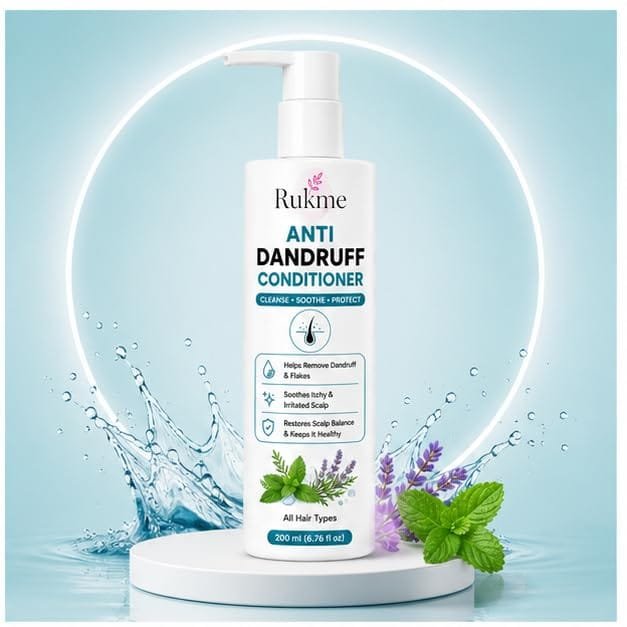 Rukme Anti Dandruff Hair Conditioner for Women & Men, 200ml