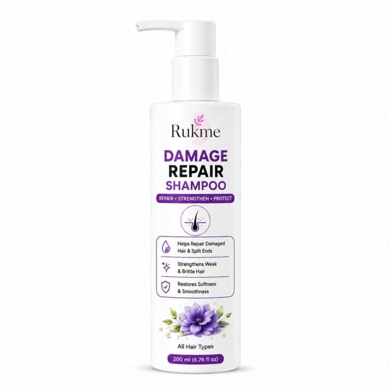 Rukme Damage Repair Rosemary Rice Water Shampoo