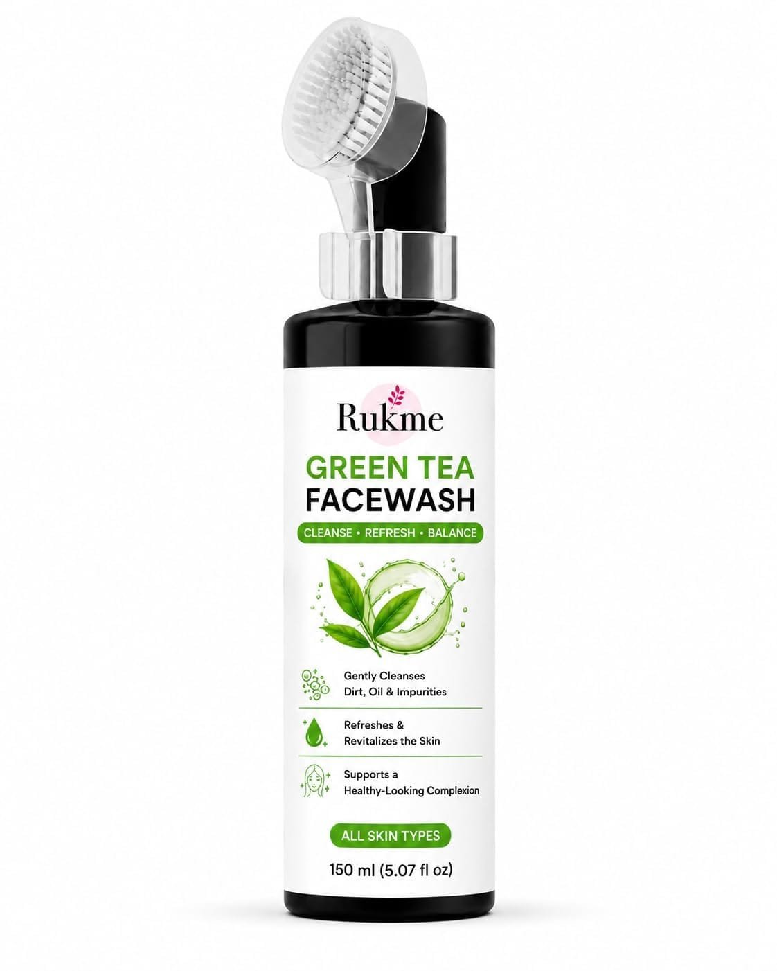 Rukme Green Tea Facewash for Women & Men, 150ml