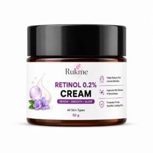 Rukme Retinol 0.2% Cream, 50g for Women & Men