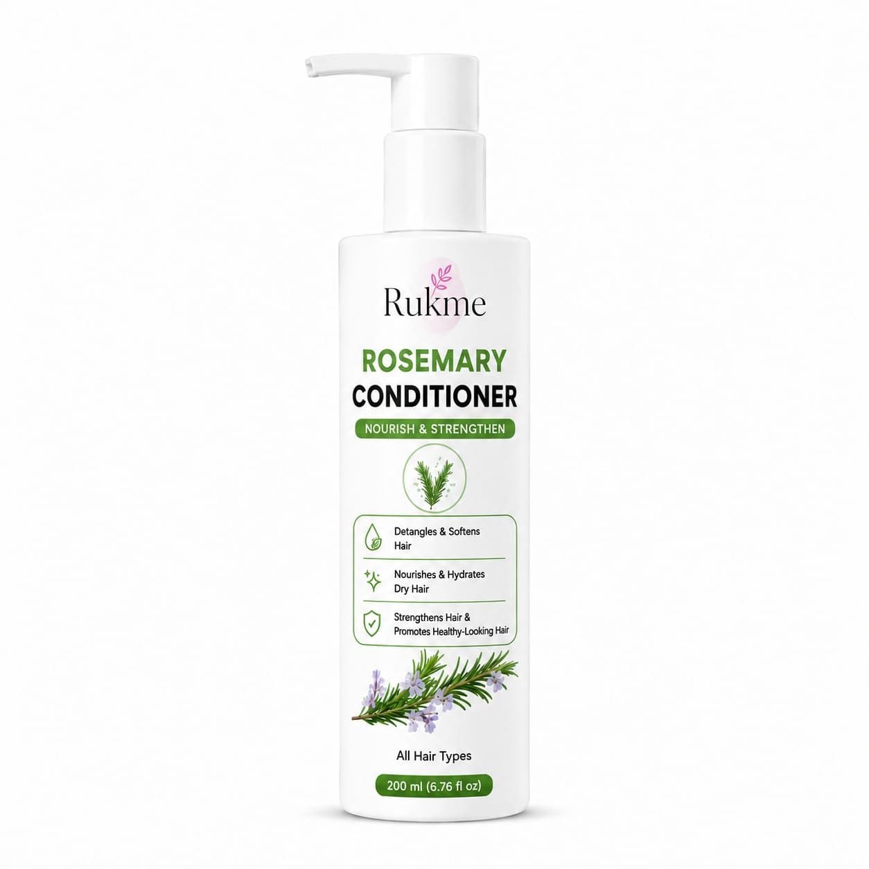 Rukme Rosemary Hair Conditioner for Women & Men, 200ml
