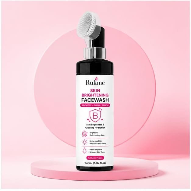 Rukme Skin Brightening Facewash for Women & Men, 150 ml