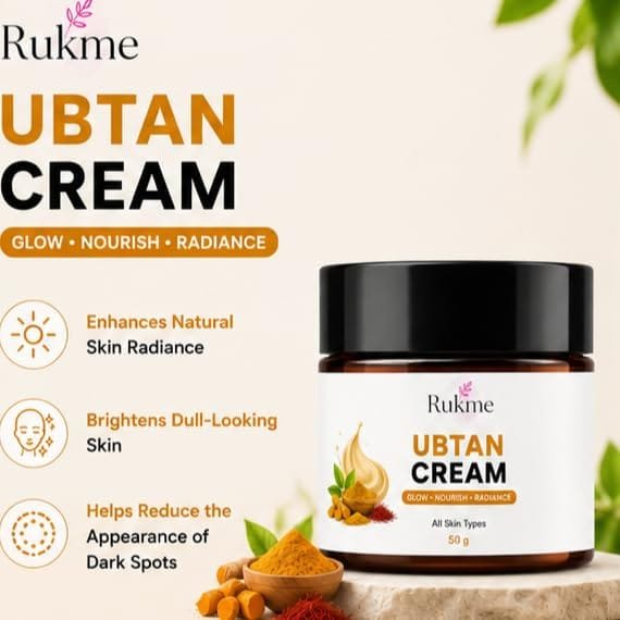 Rukme Ubtan Cream, 50g for Women & Men